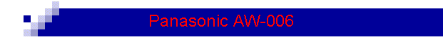 Panasonic AW-006